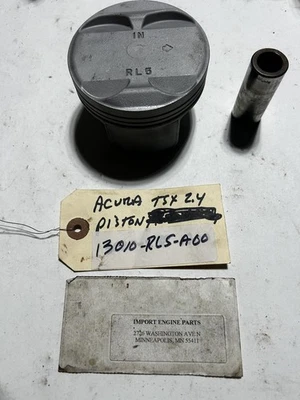PISTON *USED* FITS ACURA TSX 2354cc K24Z3 DOHC 2009-2014 13010-RL5-A00 *USED* - Image 1 of 4