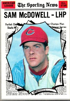 1970 Topps #469 Sam McDowell - Image 1 of 2