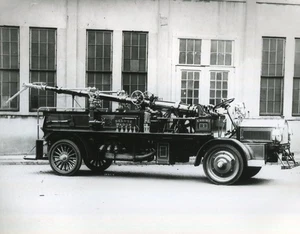 Pittsburgh PA Deluge Wagon 1920s ALF - 8x10 Fire Apparatus Delivery Photo - Picture 1 of 1