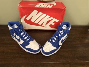 Nike Dunk Hi Retro Shoes Men’s 14 White Blue - Picture 1 of 13