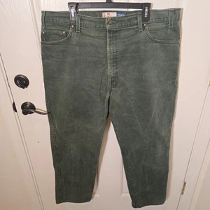 Vintage Levi’s 540 Relaxed Fit Jeans 42 x 30 Orange Tab USA Green 1990s Zip Fly - Picture 1 of 12