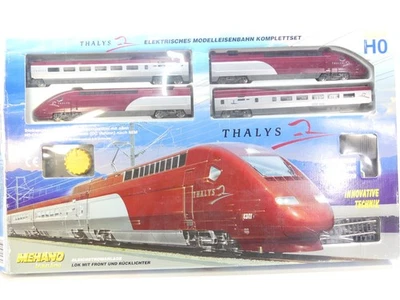 Mehano H0 Thalys Personenzug-Set, Licht, DC, TOP in OVP, geprüft #60975 - Bild 1 von 4