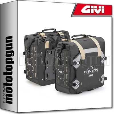 SADDLEBAGS MONOKEY CANYON BLACK 70 LT GIVI HONDA CBF 600 S/N 2011 11 - Image 1 of 4