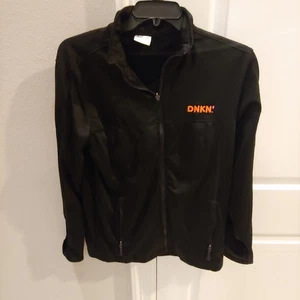 Dunkin Donuts DNKN Full Zip Microfleece Jacket Unisex Adult Size Medium - Picture 1 of 5
