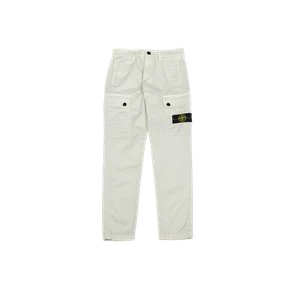 (Kids) Stone Island 30115 Old Effect Garment Dyed Stretch Broken Twill Cargo Pan - Picture 1 of 2