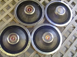 1968 69 70 71 72 73 FORD GALAXIE LTD PICKUP TRUCK HUBCAPS WHEEL COVERS ANTIQUE - Picture 1 of 23