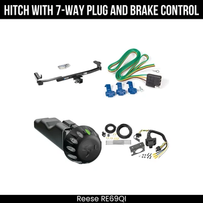 Paquete de remolque enganche + control de freno para 08-09 Ford Taurus Mercury Sable 44525 Clase 3 Foto 1 de 4