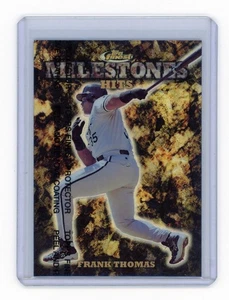 Finest Frank Thomas Milestones #/3000 1999 refractor White Sox - Imagen 1 de 2