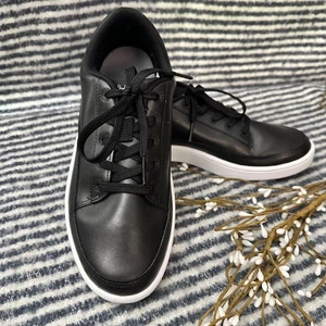 Allbirds PP Plant Pacers Sneaker veganes Leder schwarz Obermaterial bequem Damengröße 7 - Bild 1 von 8