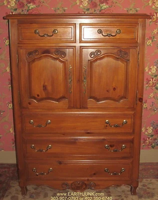 Cofre puerta Ethan Allen castillo Normandía 5025 estilo francés país hecho en EE. UU. Foto 1 de 4