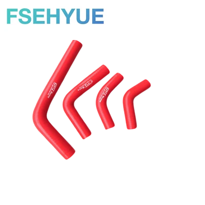 Mangueras de radiador de silicona rojas para Honda CRF250R CRF250X 2004-2017 2005 2006 2007 Foto 1 de 4