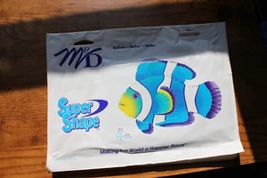 Jumbo Super Shape Balloons Tropical Fish, Angel Fish, Gold fish U Choose - Picture 1 of 7