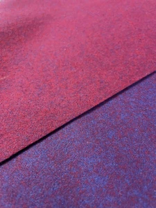 15+ yd Maharam Gemma Multi Crocus Red & Blue Reversible Wool Upholstery Fabric - Picture 1 of 7