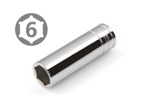 TEKTON 14195 3/8-Inch Drive by 14 mm Deep Socket, Cr-V, 6-Point - Picture 1 of 2