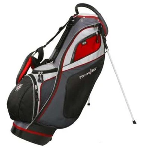 Powerbilt TPS Dunes Golf Club Stand Bag Charcoal Black Lightweight & Durable - Picture 1 of 2