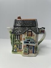 Ceramic Teapot-The Kings Arms-Cottage Style-Made In Philippines Vintage