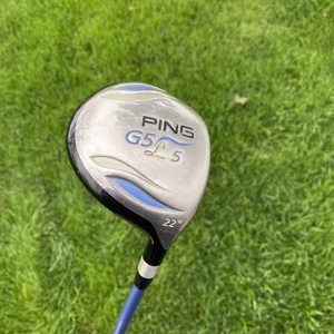 Ping G5L 5 Wood 22* RH 40.25 in Ping ULT50 F Graphite Shaft Ladies Flex - Picture 1 of 6