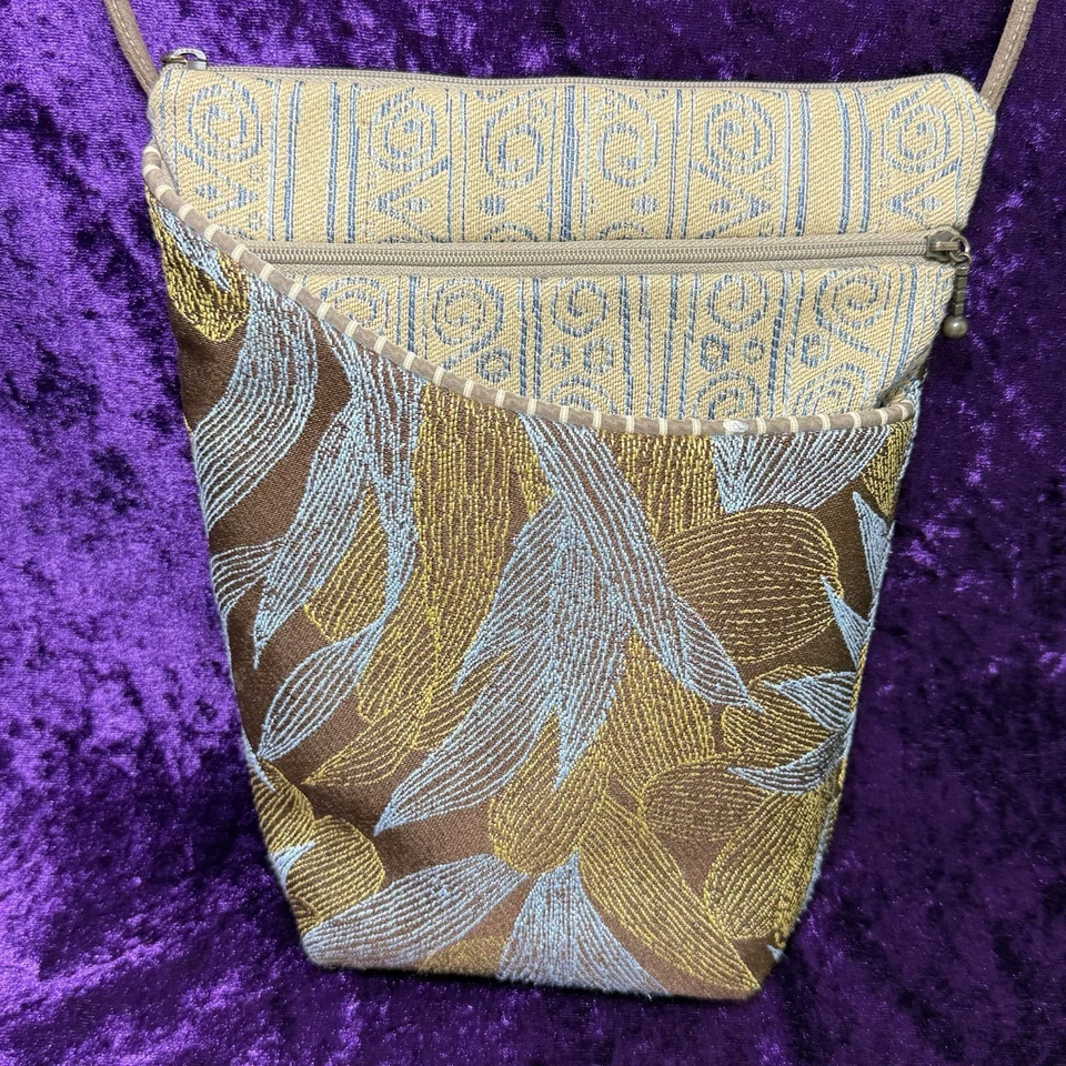 Bolso Bandolera Maruca CITY GIRL Floral Terroso Boho Tapiz Hecho a Mano Colorado Foto 1 de 4