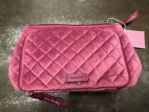 C Vera Bradley Majestic Magenta Compact Organizer Travel Storage Purse - Picture 1 of 7