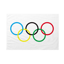 Bandiera da bastone Olimpiadi 70x105cm