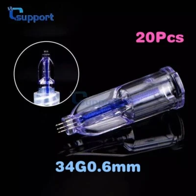 20Pc Microneedles 34G0.6mm Fillmed Hand Three Needles for Anti Aging Around Eyes - Image 1 of 4