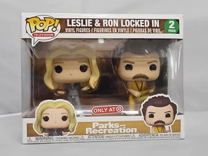 Funko POP! TV: Parks and Recreation - 2pk Locked In Ron & Leslie (Target Exc) - Picture 1 of 6