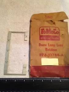 NOS FOMOCO 1957-1958 B7A-13784-A DOME LAMP LENS RETAINER T-BIRD FAIRLANE ETC. - Bild 1 von 5