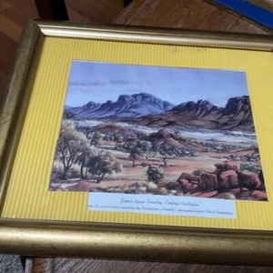 ALBERT NAMATJIRA FRAMED PRINT FRAME SIZE IS 30CM X 25 CM PRINT IS 18CM X 14 Cm - Picture 1 of 3