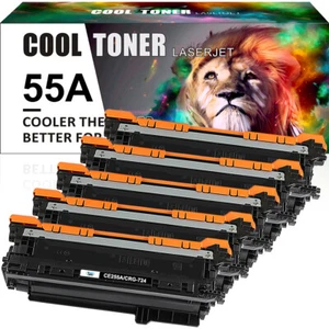 5PK 55A Toner Cartridge for HP CE255A Laserjet MFP M521DN M525dn P3010 P3015 Lot - Picture 1 of 21