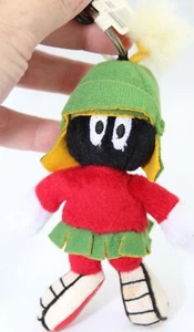 Vintage Warner Bros. Looney Tune Marvin The Martian 5" Bean Bag Key Chain Plush - Picture 1 of 18