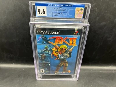 BLACK LABEL Jak II 2 PS2 CGC 9.6 A+ FACTORY SEALED MINT WATA VGA - Image 1 of 4