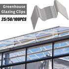 2024 New 25/50/100PCS stainless steel greenhouse clips  mounting clips
