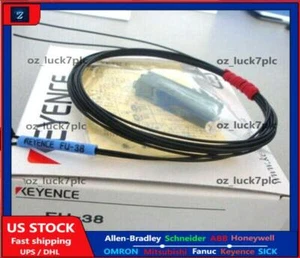KEYENCE FU-38 Fiber Optic Sensor NewKD US Free TAX - Picture 1 of 7