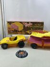 ENSEMBLE CAMPING BARBIE GOIN' VINTAGE 1973 BREEZY BUGGY DANS SA BOITE D'ORIGINE MATTEL