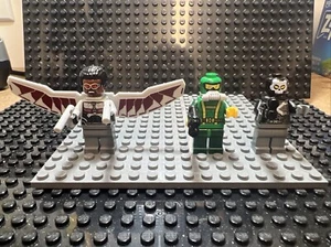lego marvel minifigures lot. Falcon Hydra Solider Cross Bones. Toys - Picture 1 of 5