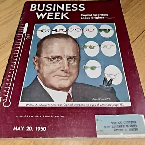 Mai 1950 BUSINESS WEEK Magazin AMERICAN OPTICAL CO. Walter A. Stewart - Bild 1 von 15