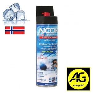 NOOK SPRAY SGHIACCIANTE 500ml NORVEGESE elimina ghiaccio vetri parabrezza auto - Imagen 1 de 1