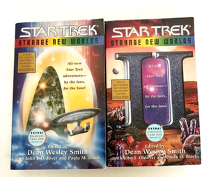 Star Trek ~ Strange New Worlds ~ Paperback Books 1 & 2 Set ~ Dean Wesley Smith - Picture 1 of 3