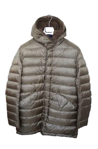 Paul & Shark L Parka Jacket Coat Faux Fur Zip Hood Down Fill 900 Extra Soft Luxu - Picture 1 of 9