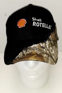 NWT Shell Rotella Realtree AP Black Camouflaged Cap/Hat - Picture 1 of 6