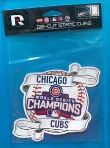 2016 CHICAGO CUBS Baseball -- WORLD SERIES -- STATIC CLING DECAL #0137 tb - Picture 1 of 3