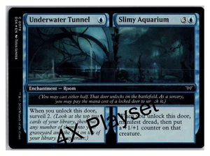 (4X) FOIL Underwater Tunnel // Slimy Aquarium Duskmourn – MTG Magic the Gat - Picture 1 of 2