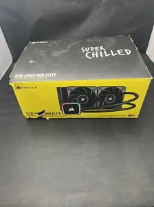 CORSAIR CW-9060058-WW iCUE H100i RGB ELITE Liquid CPU Cooler - Zdjęcie 1 z 6