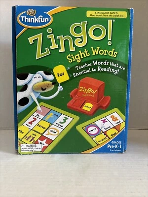 ThinkFun - Zingo! Sight Words Game Teaches Essential Reading Words - Image 1 of 4