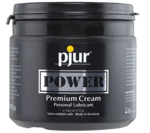 POWER PREMIUM CREAM LUBRICANT HIGH PERFORMANCE ANAL LUBE 500 ML - PJUR - Picture 1 of 1