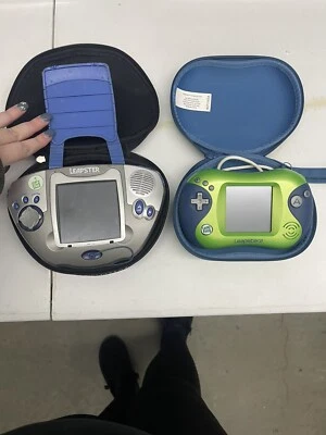 Leapfrog Leapster Learning Game System Comes With 2 Cases And 20 Games - Image 1 of 3