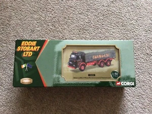Corgi Classics 23602 ALBION 6 WHEEL PLATFORM LORRY & LOAD EDDIE STOBART LTD - Picture 1 of 3