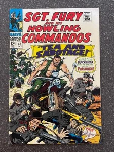 Cómics de Marvel de Sgt Fury and His Howling Commandos #47 F- - Imagen 1 de 10