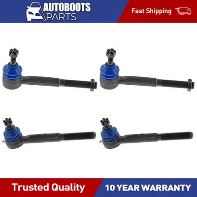 Extremo de varilla de dirección exterior delantera interior para Chevrolet C3500 1988-2000 Foto 1 de 2