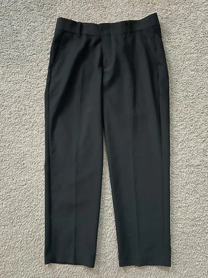 Pantalones de vestir negros Izod para niños talla 10 husky Foto 1 de 3